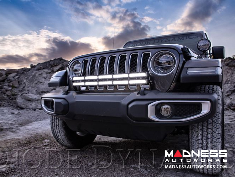 Jeep Wrangler JL Bumper LED Light Bar Kit - Bracket Only